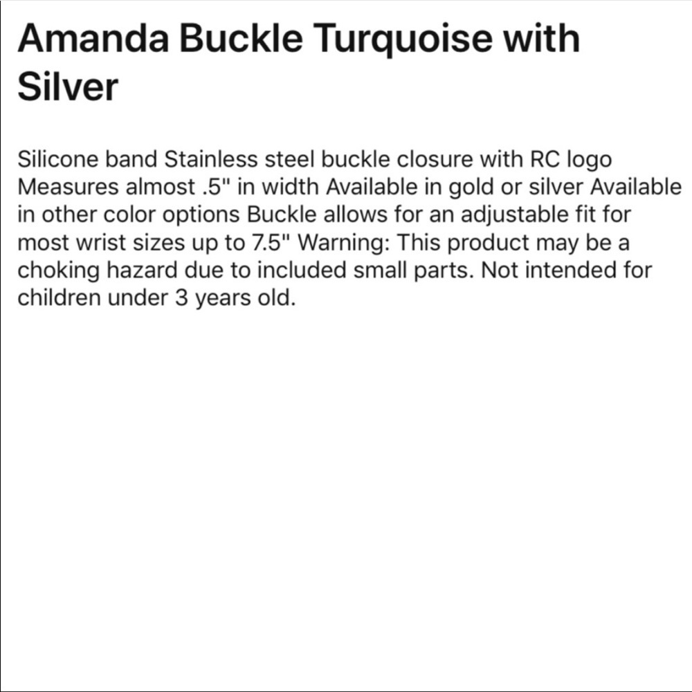 Rustic Cuff Amanda Buckle Bracelet Turquoise With… - image 2